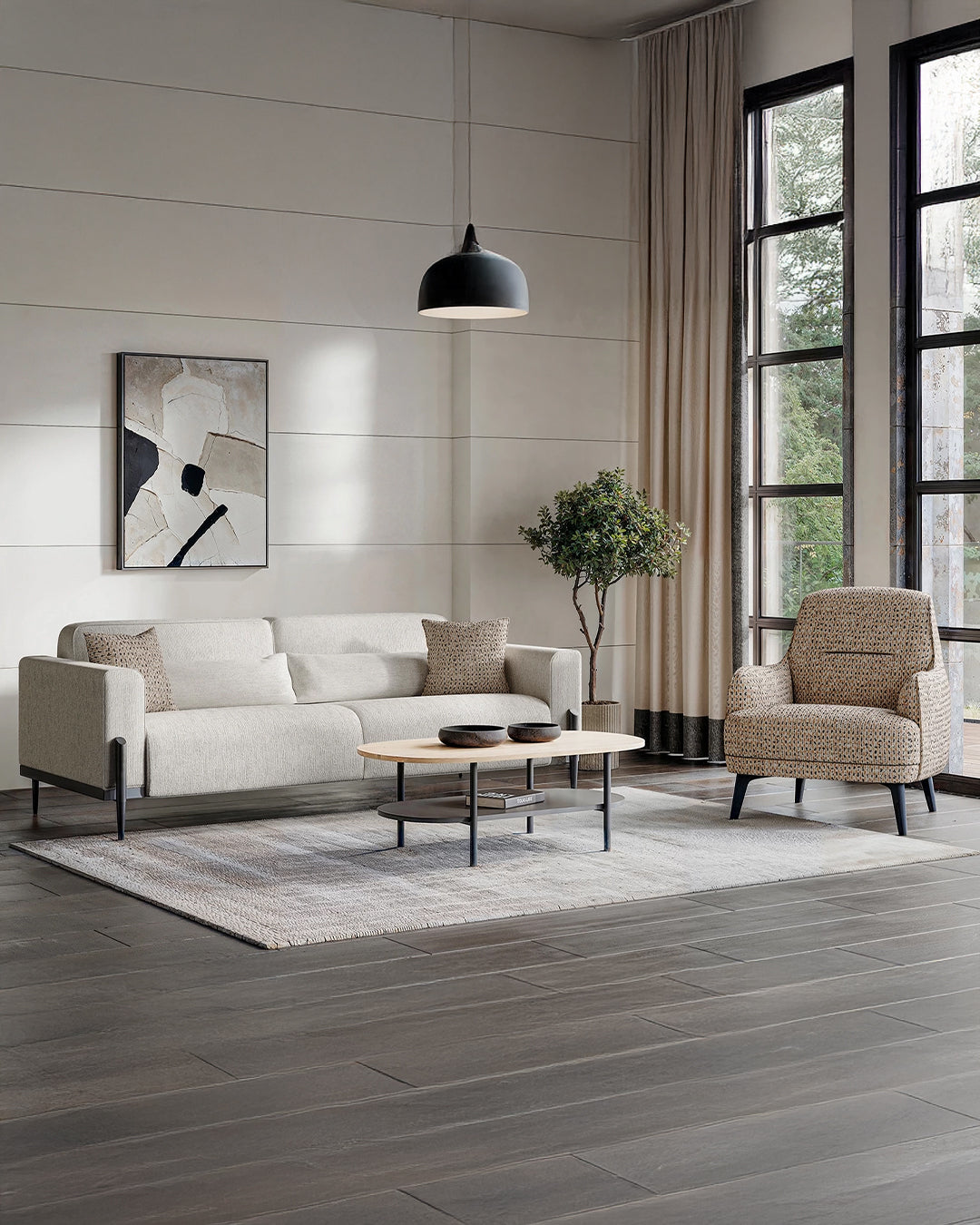 Lanazirhome Grid Koltuk Takımı