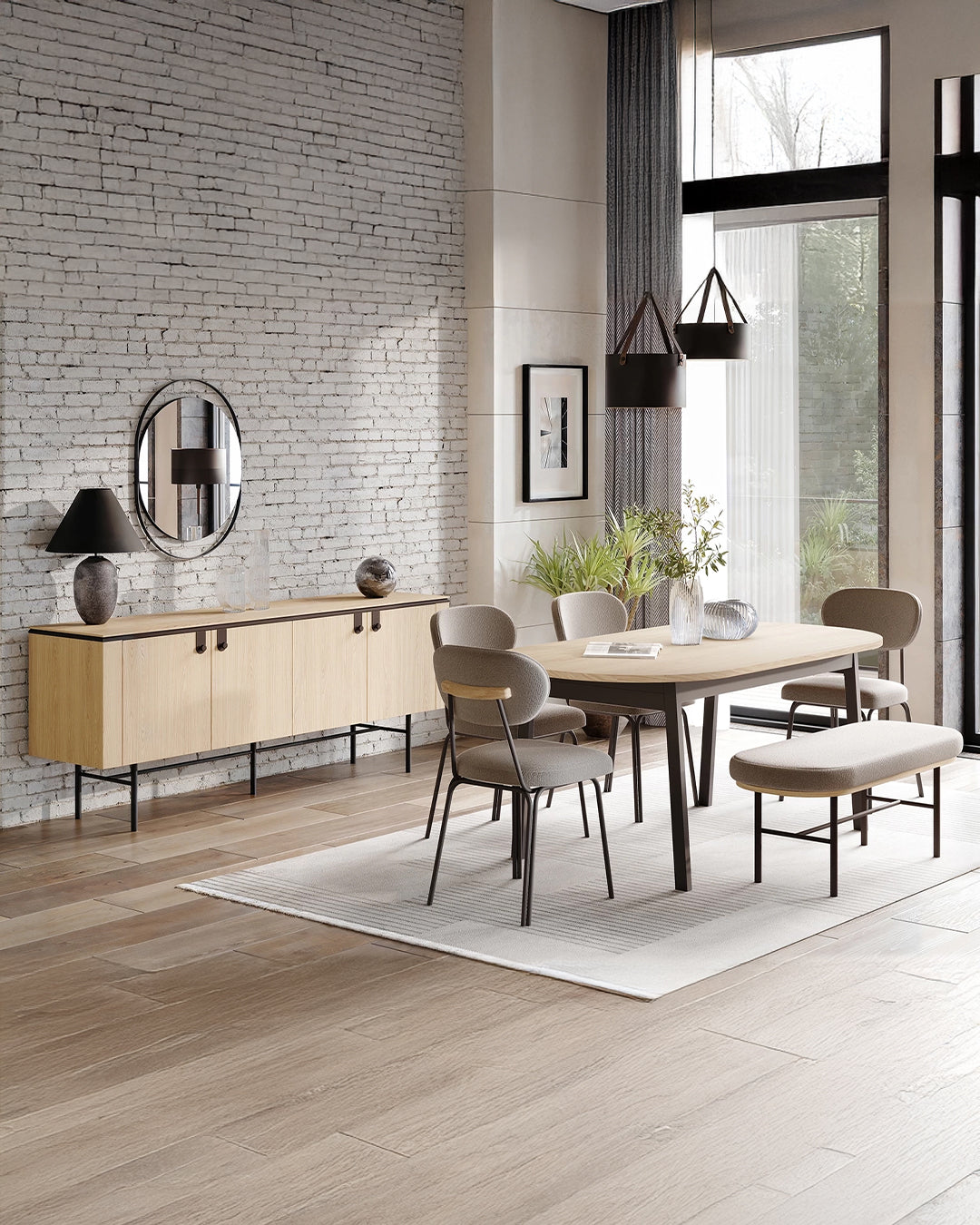 Lanazirhome Grid Yemek Odası Takımı