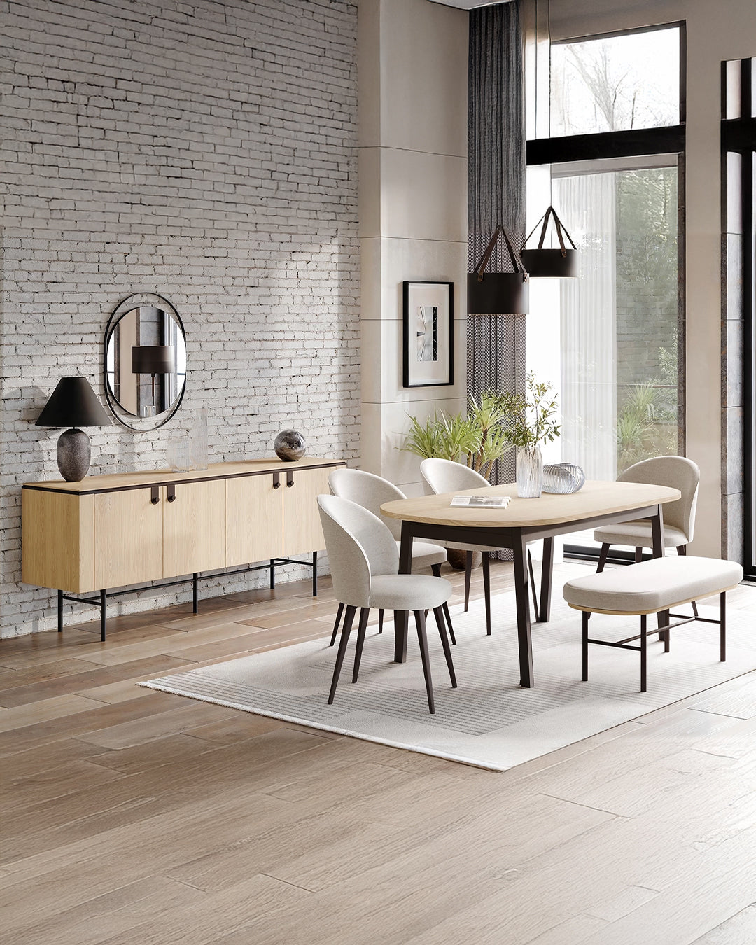 Lanazirhome Grid Yemek Odası Takımı