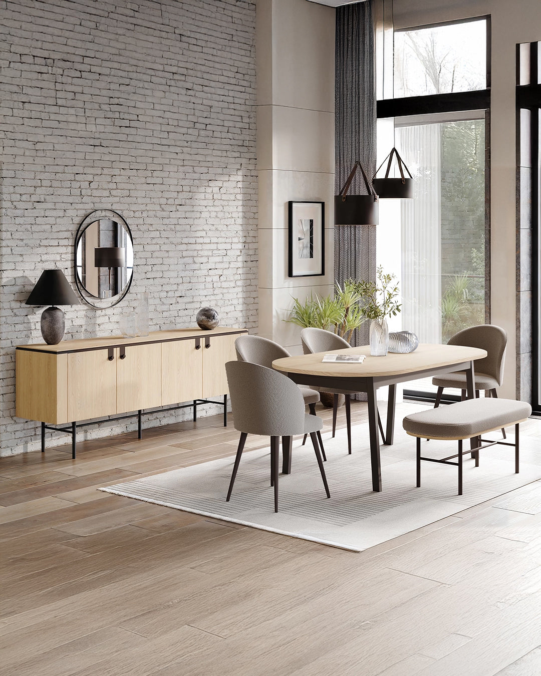 Lanazirhome Grid Yemek Odası Takımı