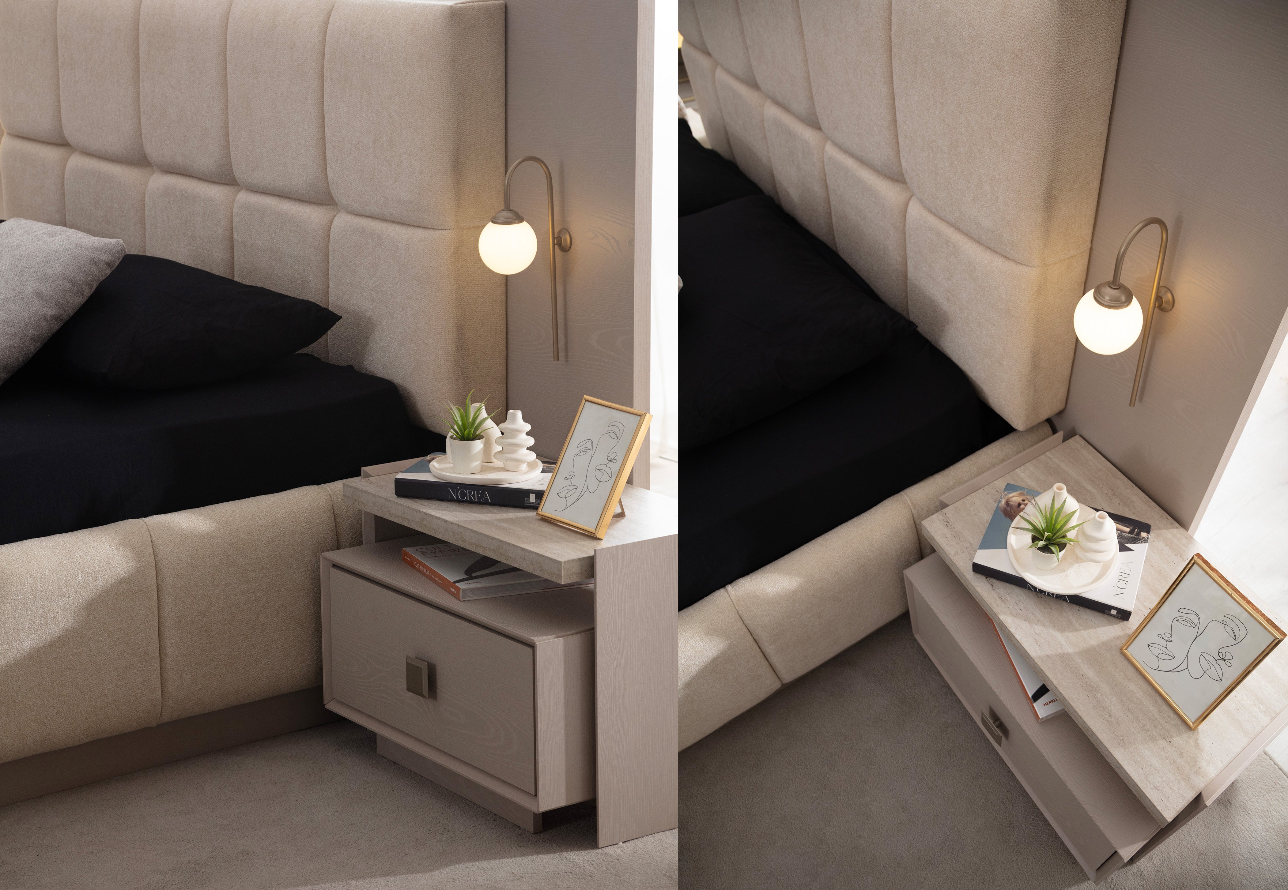 Lanazirhome İnci Yatak Odası Takımı