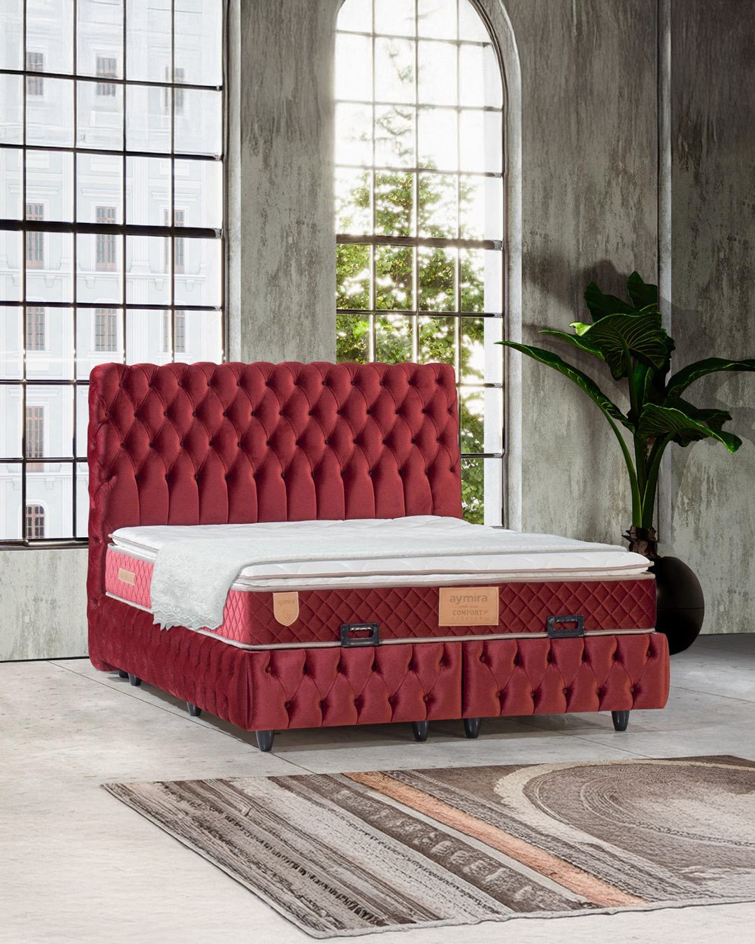 Lanazirhome Carmen Yatak & Baza & Başlık