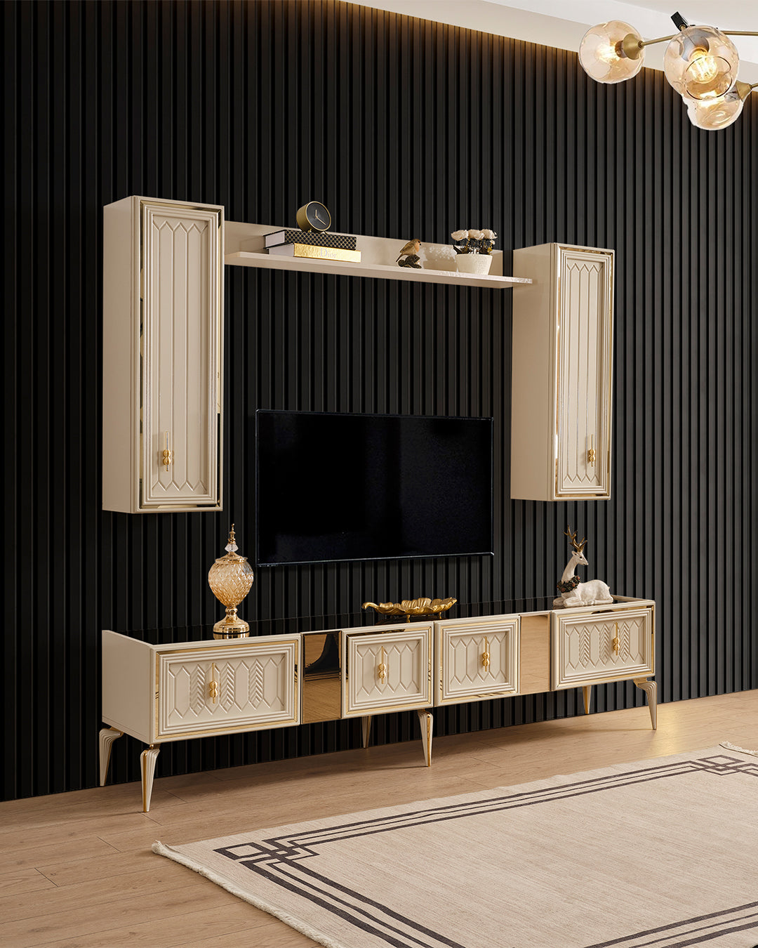 Lanazirhome Venera Krem TV Ünitesi