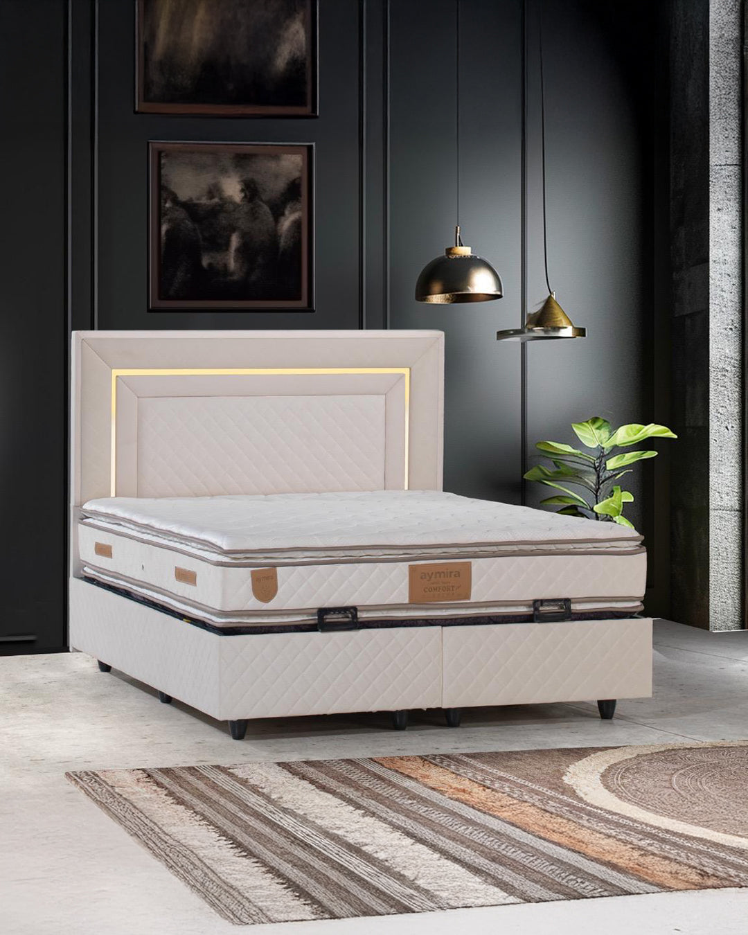 Lanazirhome Linea Yatak & Baza & Başlık