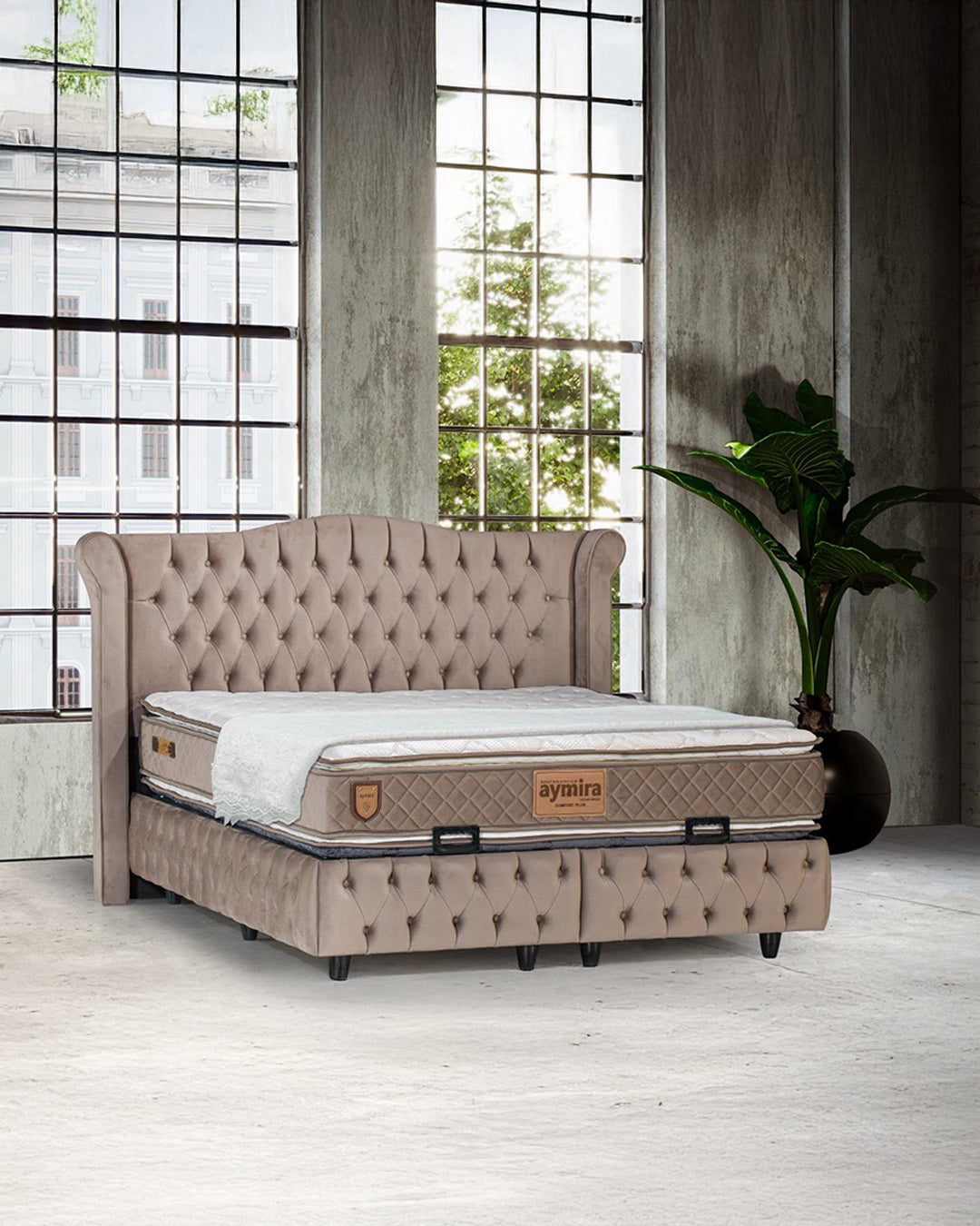 Lanazirhome Milas Yatak & Baza & Başlık