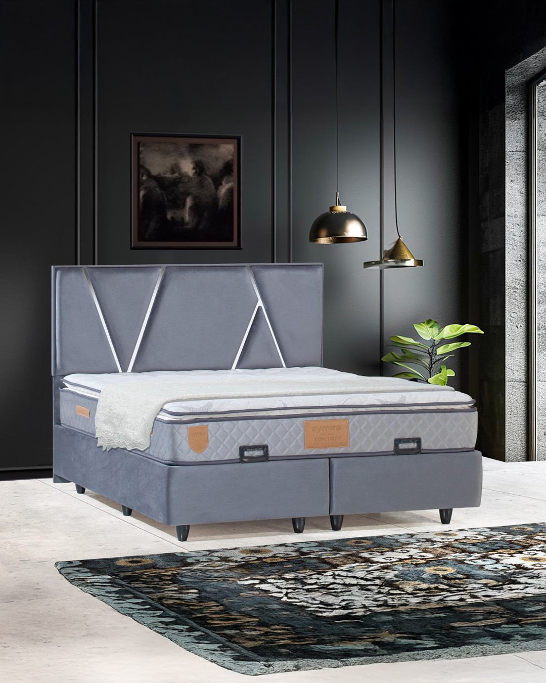 Lanazirhome Modera Yatak & Baza & Başlık