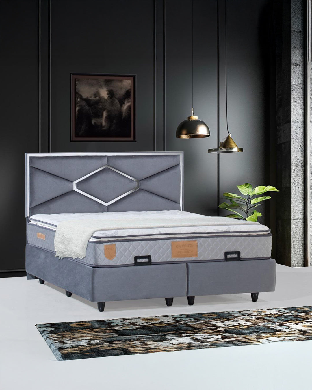 Lanazirhome Verona Yatak & Baza & Başlık
