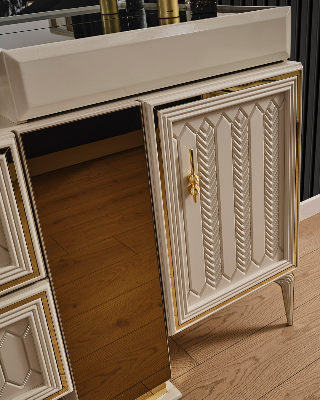 Lanazirhome Venera Gold Yatak Odası Takımı
