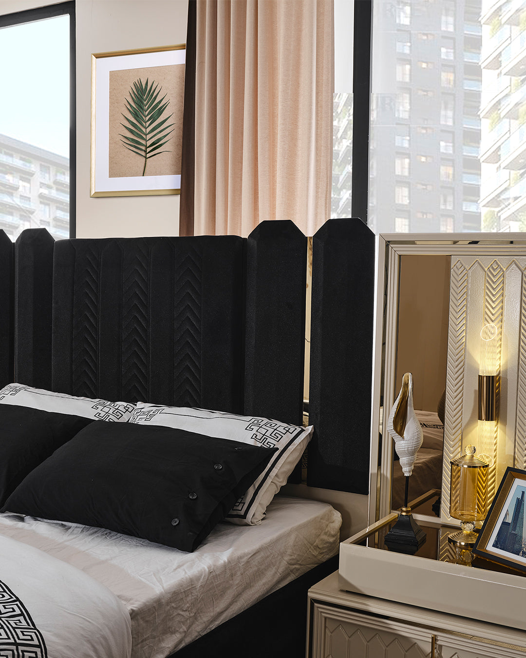 Lanazirhome Venera Gold Yatak Odası Takımı