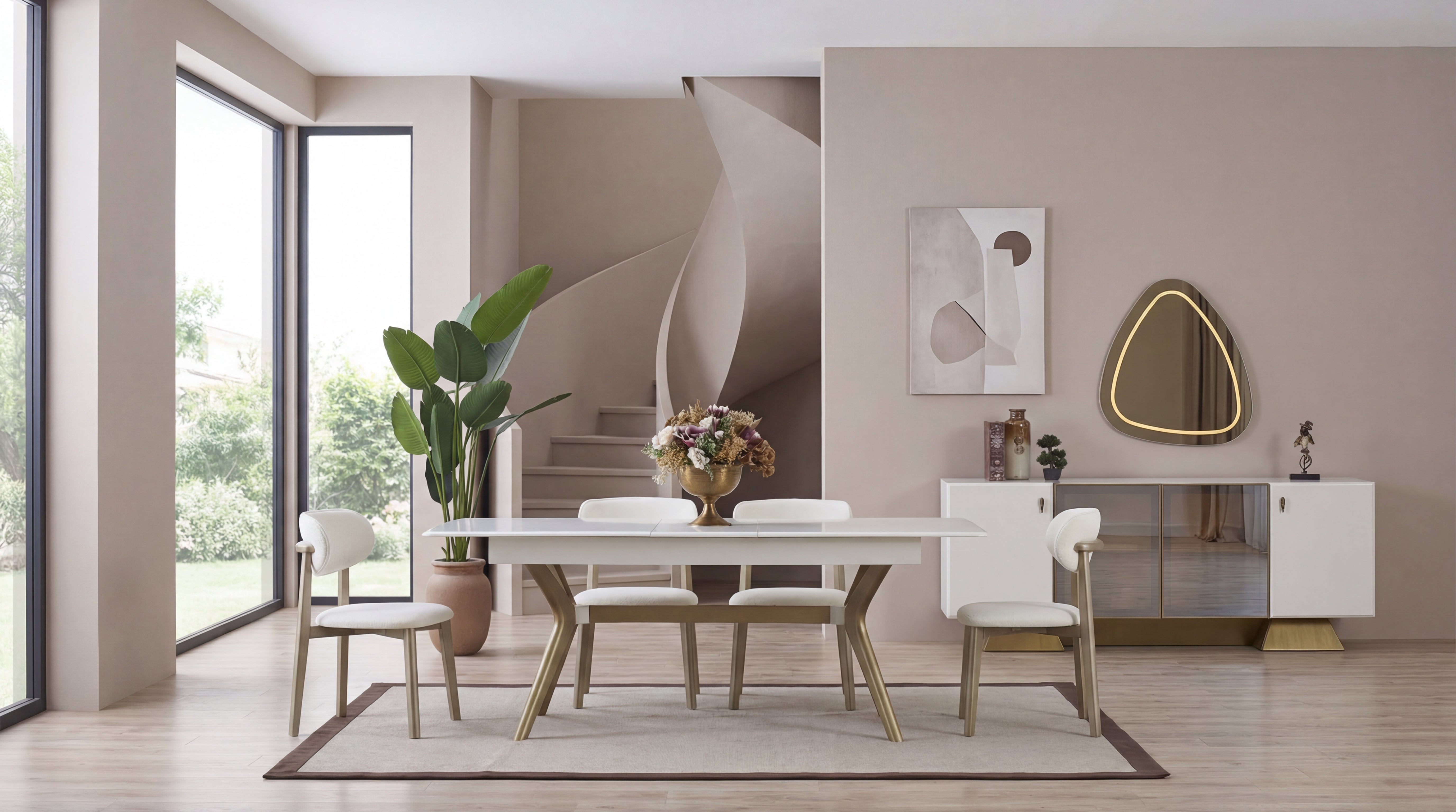 Lanazirhome Asel Yemek Odası Takımı