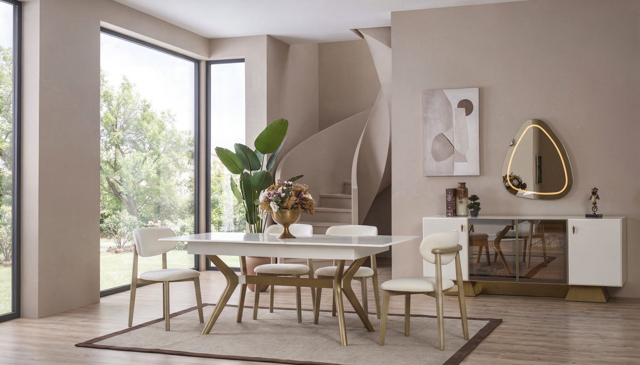 Lanazirhome Asel Yemek Odası Takımı